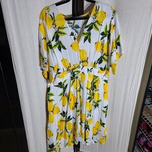 Chic Soul Lemon Print Dress